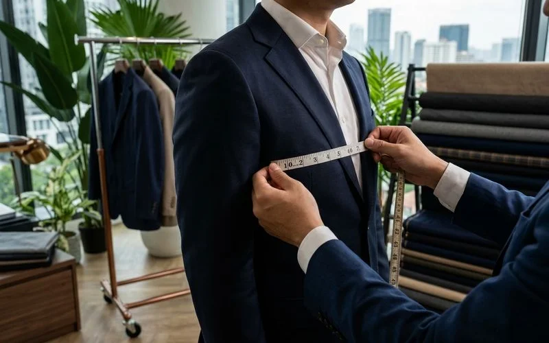 Precise measurements being taken with measuring tape