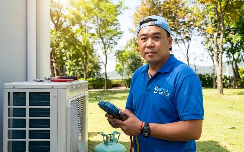 Tailor discussing fabric options with client over fabric swatches